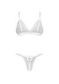 Weddya Bride ensemble de lingerie 3 pièces - Blanc