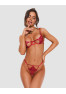 Anyya 2 pieces crotchless lingerie set - Red