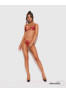 Anyya 2 pieces crotchless lingerie set - Red