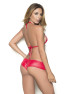 Top triangle wetlook rouge 