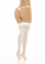 Bas sexy blanc transparent 