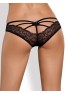 Fournisseur lingerie Obsessive Culotte dentelle avec ornements élastiques sur les fesses