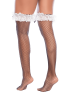 Bas résille noirs style soubrette mi‑cuisse - Mapalé