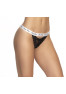 Culotte dentelle noir avec ceinture blanche imprimé 