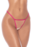 Nuisette en résille brodée avec string 