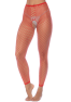 2 en 1 Top ou pantalon en résille rouge 