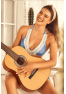 Bikini Denim Bohème avec Franges 