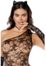Costume sexy de chatte 5 pièces 