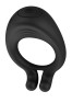 OCTAVE, Cockring Noir dans un silicone médical doux avec 1 mode de vibration 