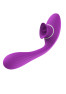 Stimulateur Clitoridien avec langue Vibromasseur Point G 2-en-1 DISA Violet Cœur Ardent