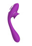 Stimulateur Clitoridien avec langue Vibromasseur Point G 2-en-1 DISA Violet Cœur Ardent
