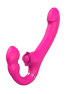 Vibromasseur ROSEA Strap-on Triple Action Télécommandé 