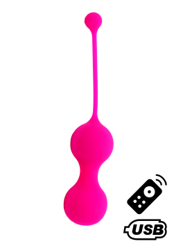 MINA Rose, Boules de Geisha en silicone médical USB avec télécommande