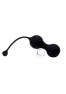 MINA Noir, Boules de Geisha en silicone médical USB avec télécommande 