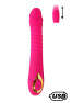 TWIST Rose, Vibromasseur va-et-vient USB en silicone médical, doté de 18 modes de stimulation
