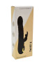 TWIST 2 Noir, Vibromasseur Rabbit va-et-vient USB en silicone médical, doté de 18 modes de stimulation 