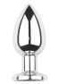 Plug vibrant acier inoxydable anal taille M avec télécommande, USB BOOTY