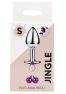 Plug bijou aluminium violet avec clochettes Taille S JINGLE 