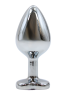 Plug bijou en aluminium bijou coeur violet Medium LOVELY