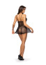 Secret Veil babydoll - Black
