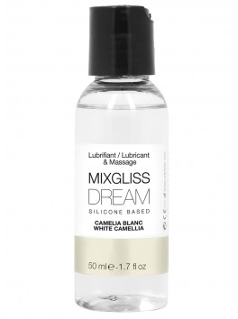Grossiste Mixgliss Lubrifiant silicone camelia blanc 50ml compatible preservatif