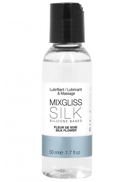 Grossiste Mixgliss Lubrifiant silicone fleur de soie 50ml compatible preservatif