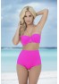 Fournisseur bikini Haut de bikini à coques rose sexy top maillot de bain avec ou sans bretelles