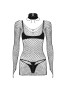Sashalla ensemble de lingerie 4 pièces - Noir