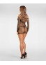 Sashalla 4 pieces lingerie set - Black