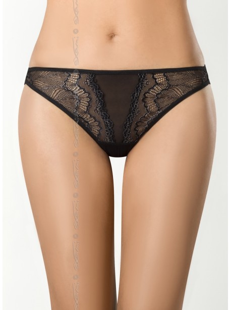 Grossiste dropshipping String noir en dentelle avec ornements sur les fesses