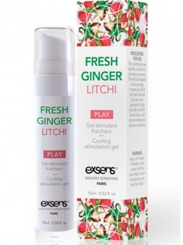 Grossiste Exsens Gel de stimulation intime fraicheur parfum litchi 15ml