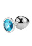 Plug bijou en aluminium bijou bleu Large HELIRA 