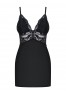 Grossiste Obsessive Nuisette 810 moulante noire bonnets rembourrés avec string