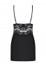 Grossiste Obsessive Nuisette 810 moulante noire bonnets rembourrés avec string