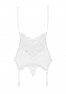 810-COR-2 Corset white obsessive lingerie