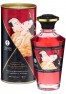 Grossiste Shunga Huile de massage chauffante comestible aphrodisiaque vin pétillant fraise pour zones erogènes