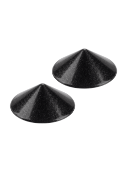 Nipple Métal noir Cache tétons cône 