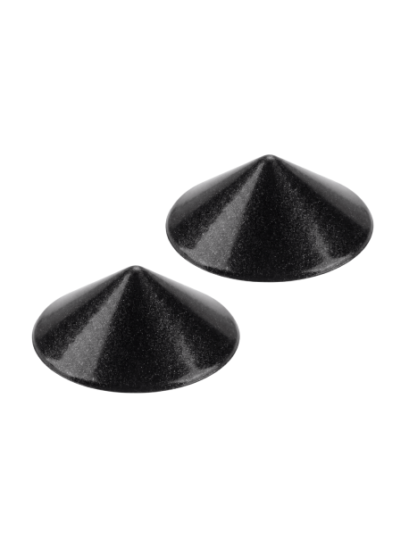 Nipple Métal noir Cache tétons cône 