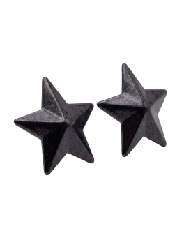 Nipple Métal noir Cache tétons d'étoile 