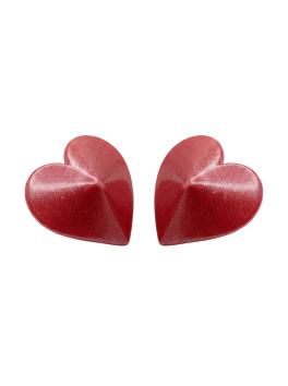 Nipple Métal rouge Cache tétons cœur 