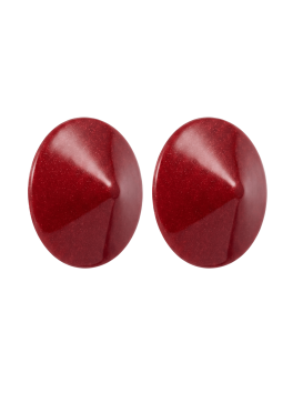 Nipple Métal rouge Cache tétons cône 