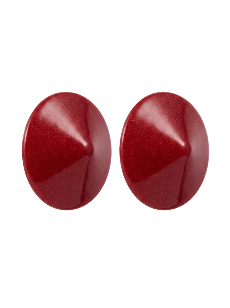 Nipple Métal rouge Cache tétons cône 