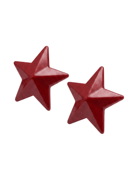 Nipple Métal rouge Cache tétons d'étoile 