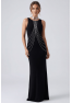 Bijou Tour de cou trois anneaux avec chaines de corps argenté
