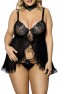 Fripa Babydoll - Noir