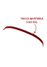 String rouge avec bijou perle strass dorés
