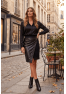 Jupe longue noire Frida