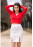 Jupe longue blanche Natacha