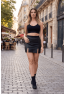 Jupe courte noir Stella