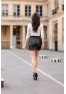 Jupe courte noir Stella
